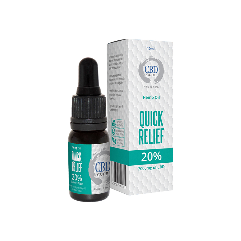 Aceite de CBD 20% – Quick Relief – 10ml