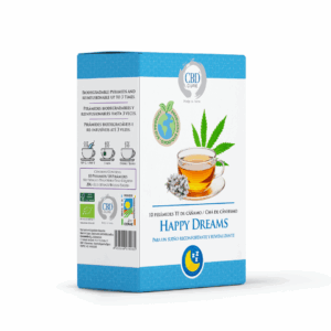 infusión ecológica cáñamo para dormir Happy Dreams CBD Cure